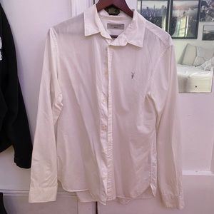 Allsaints Dress Shirt White Medium